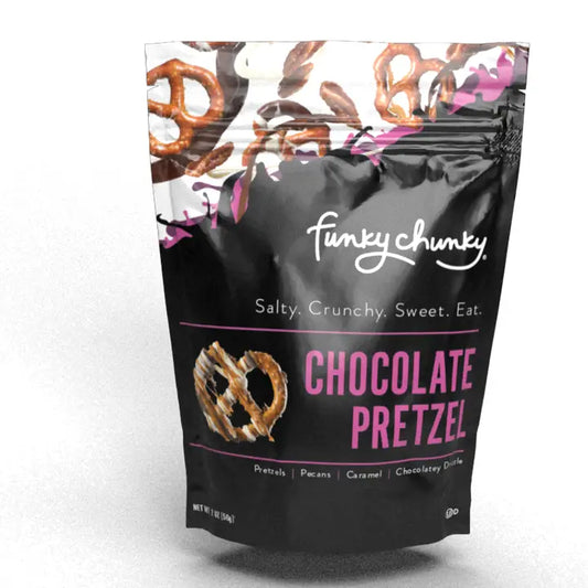 Funky Chunky Chocolate Pretzel package