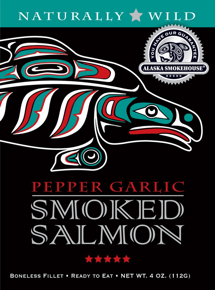 Smoked Pepper Garlic Salmon Fillet 4oz