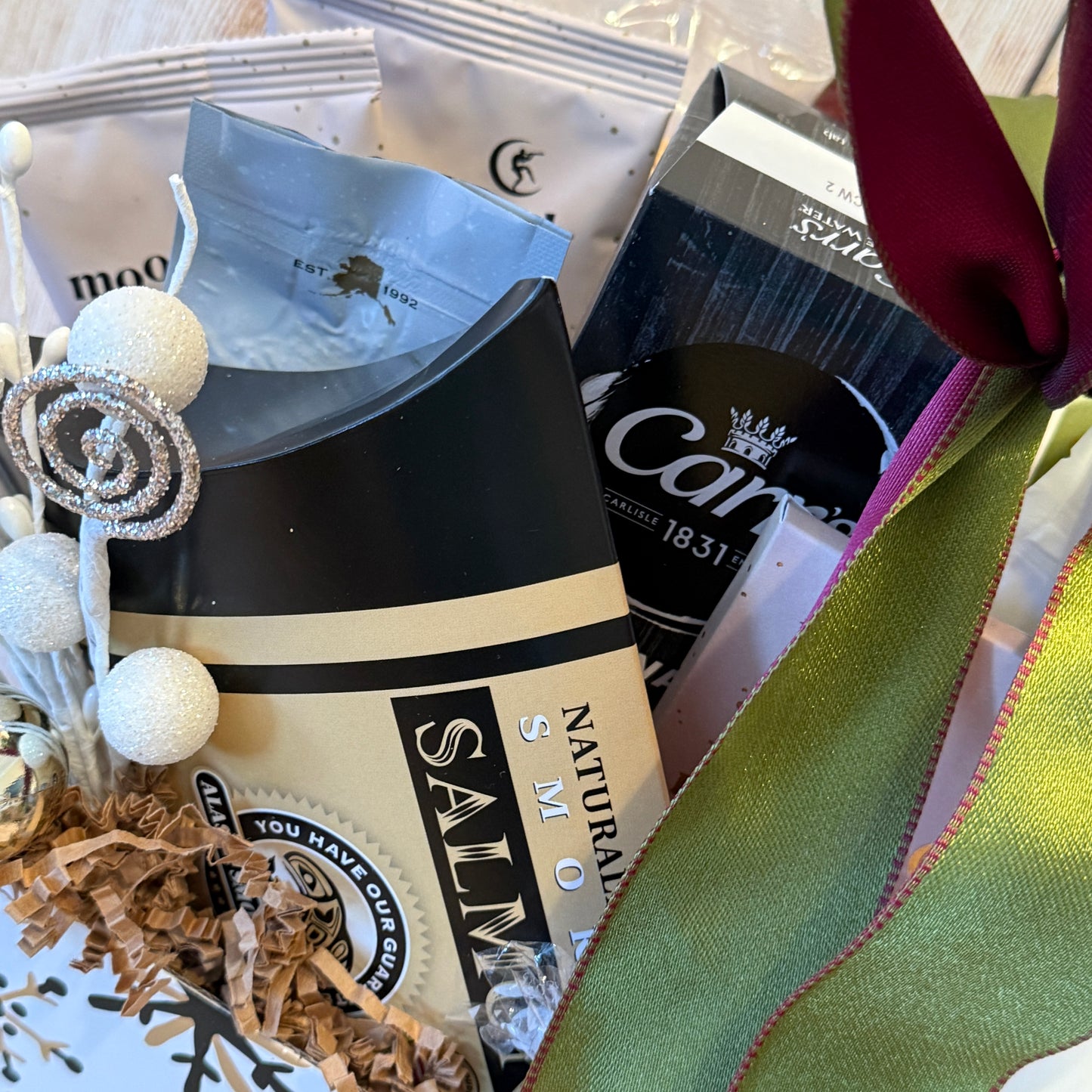 Assorted snacks decorative box