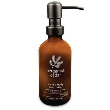Bergamot Cedar Moisturizer | 8 oz Natural Hand + Body