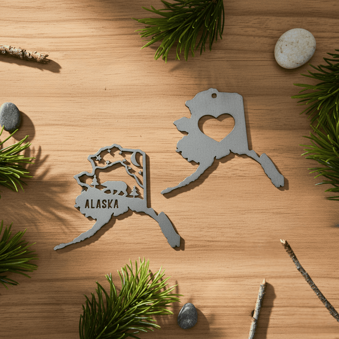 Alaska ornament Gifted Basket Alaska