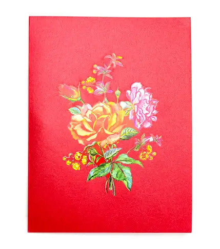 Roses 3D Pop Up Card