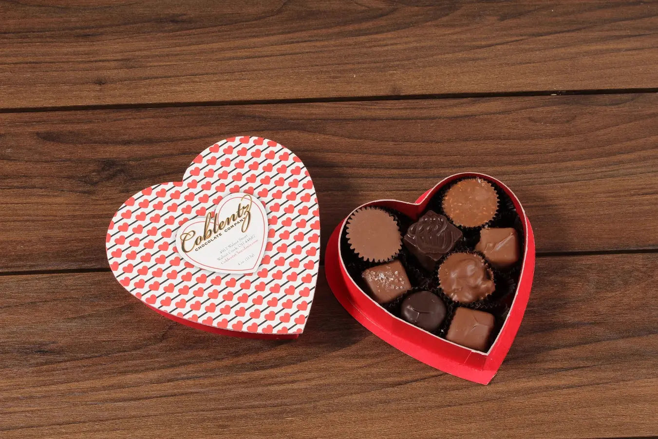Heart Shaped Chocolate Box - The Gifted Basket