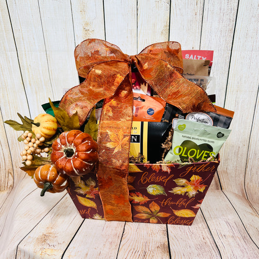 Fall Harvest Gift Basket