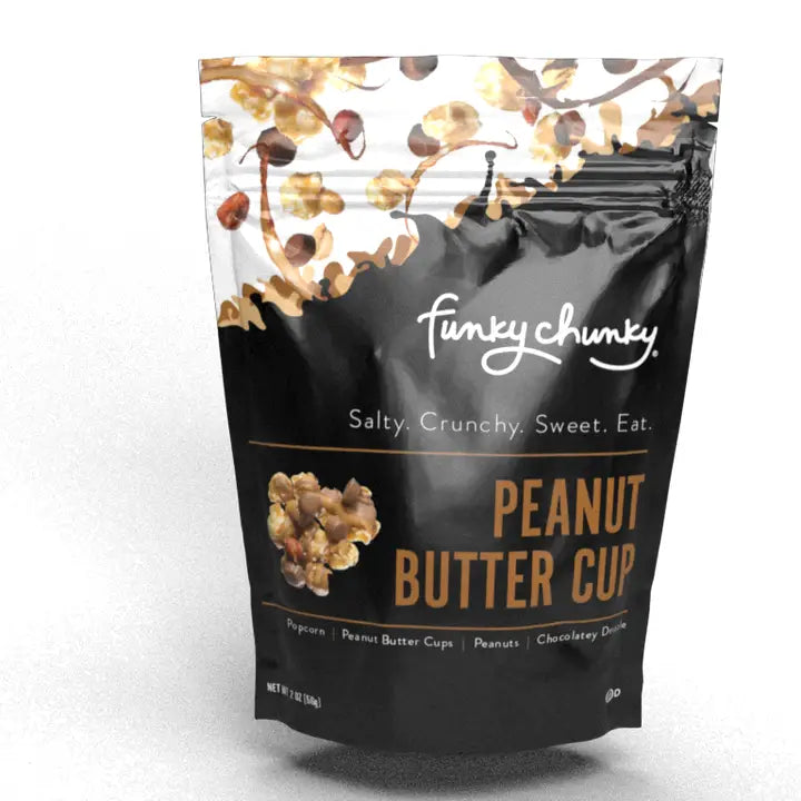 Funky Chunky Peanut Butter Popccorn