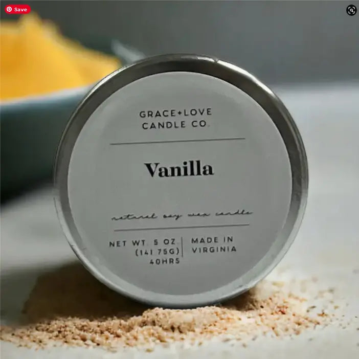Vanilla 5 oz Candle